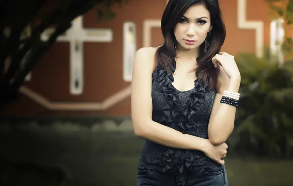 Girl, Beautiful, Model, Photo, View, Hair, Necklace, Indonesia