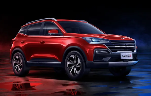 Картинка car, crossover, subcompact, Kaiyi, Chinese, Kaiyi X3