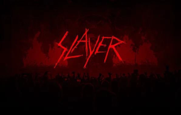 Картинка metal, logo, band, slayer, thrash metal, concert