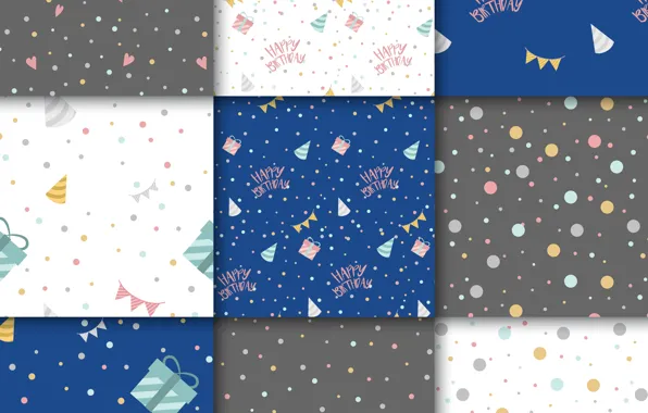 Фон, текстура, подарки, флажки, pattern, vectors