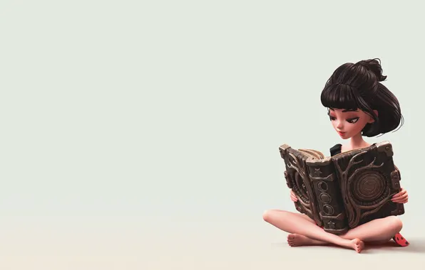 Картинка девушка, арт, книга, Witchcraft, Alina Makarenko