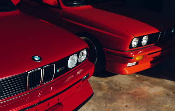 BMW, Classic, E30, RED, Sight