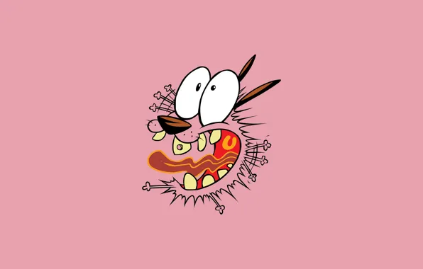 Эмоции, страх, испуг, мультфильм, Кураж трусливый пес, Courage - the cowardly dog, Кураж