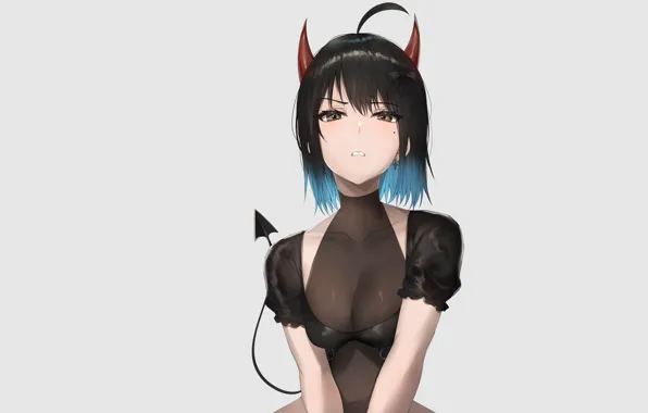 Sexy, cleavage, Anime, devil, pretty