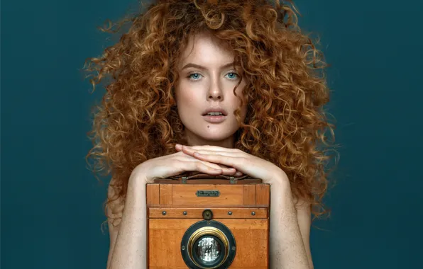 Девушка, Magdalena, Plate Camera