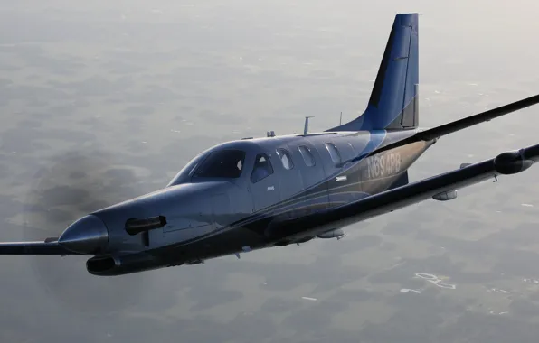 Французский, лёгкий, турбовинтовой самолёт, TBM 700, Socata