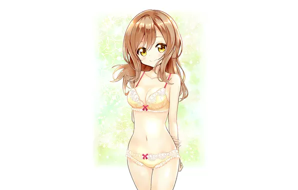 Girl, sexy, lingerie, pantsu, bra, cleavage, panties, long hair