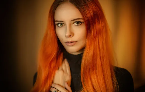 Рыжая, Алина, Станислав Максимов, портретная фотография