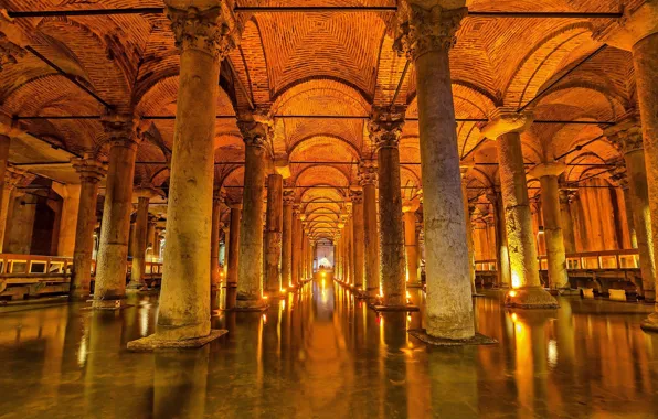 Turkey, istanbul, Basilica Cistern, Yerebatan Sarnıcı