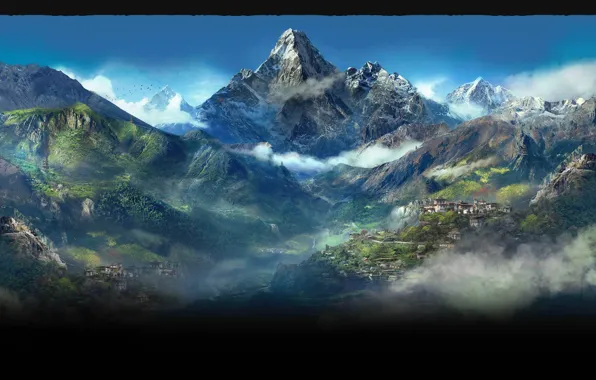 Горы, города, Кират, Far cry 4