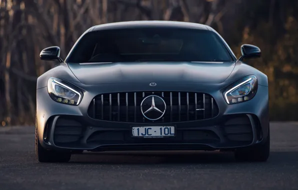 Mercedes-Benz, вид спереди, AMG, 2018, GT R