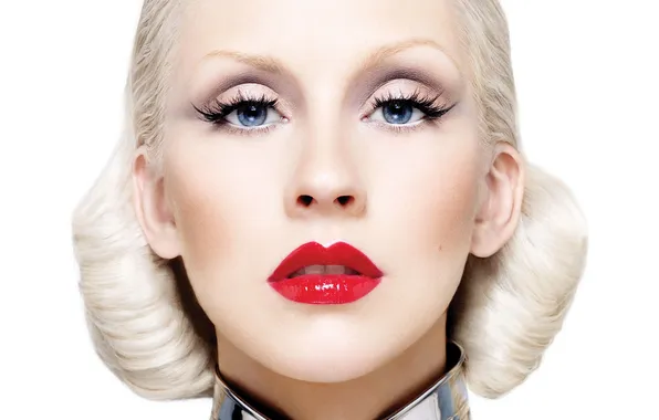 Картинка девушка, лицо, блондинка, певица, Christina Aguilera, кристина агилера, знаменитость