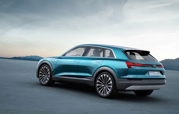 Audi, ауди, concept, концепт, e-tron, 2015, quatto