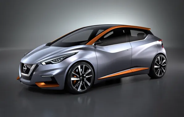 Картинка Concept, концепт, Nissan, ниссан, хэтчбек, 2015, Sway