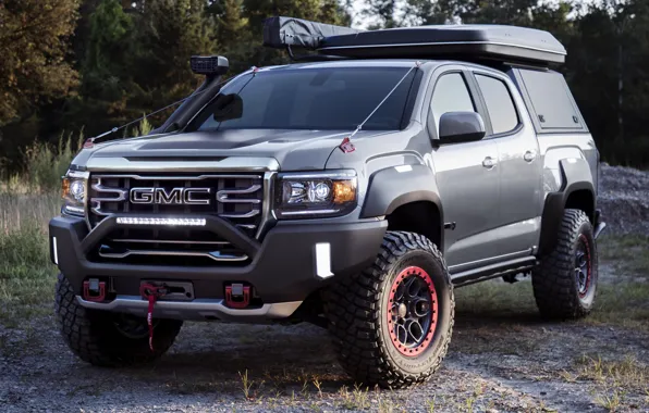 Картинка exterior, экстерьер, power, мощь, GMC Canyon AT4 Ovrlandx Concept, концепт, GMC Canyon, 2021