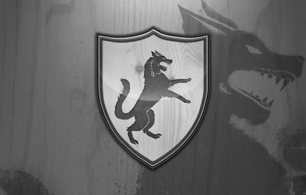 Обои Волк, Сериал, Герб, A Song Of Ice And Fire, Winter Is Coming.