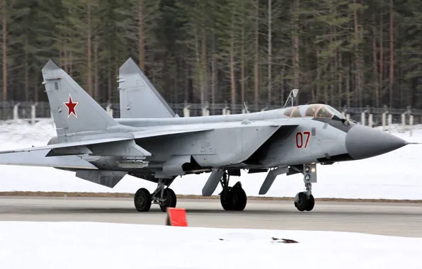 Картинка истребитель-перехватчик, Foxhound, МиГ-31