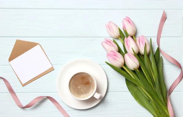 Цветы, букет, тюльпаны, розовые, wood, pink, flowers, beautiful