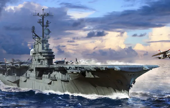 Авианосец, США, US NAVY, USS Intrepid CVS-11