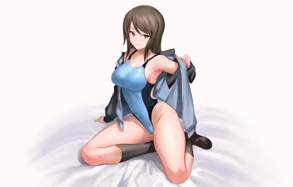 Kawaii, girl, hot, sexy, anime, pretty, swimsuit, shoes