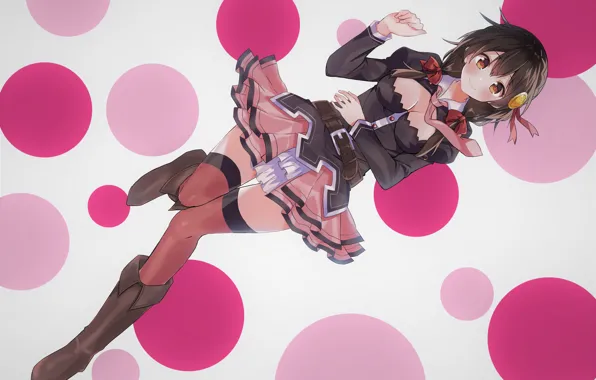 Девушка, фон, арт, Kono Subarashii Sekai ni Shukufuku wo!