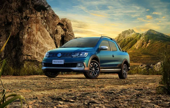Картинка Volkswagen, фольксваген, Saveiro Cross, савейро кросс