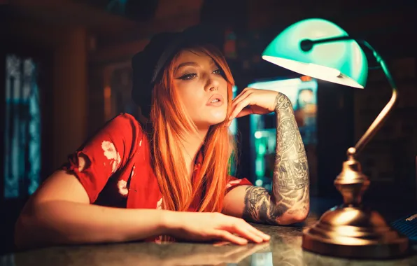 Light, Tattoo, Library, Sight, Gorl