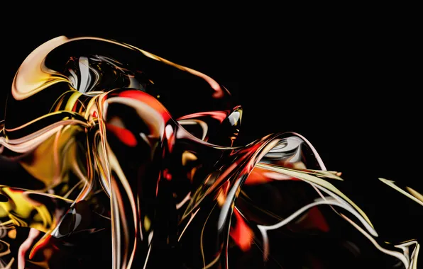 Abstract, crystal, luminous