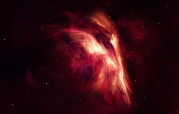 Звезды, Космос, Туманность, Fantasy, Арт, Stars, Space, Art