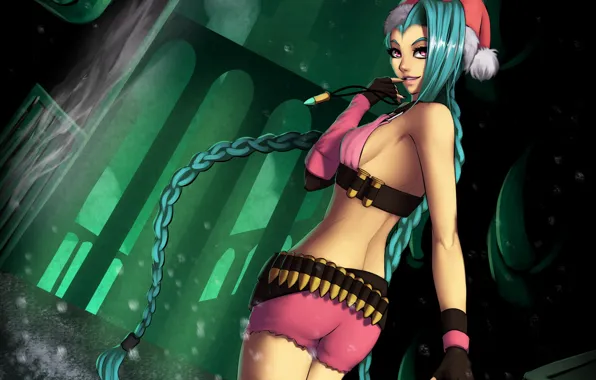 Девушка, league of legends, Jinx, Джинкс