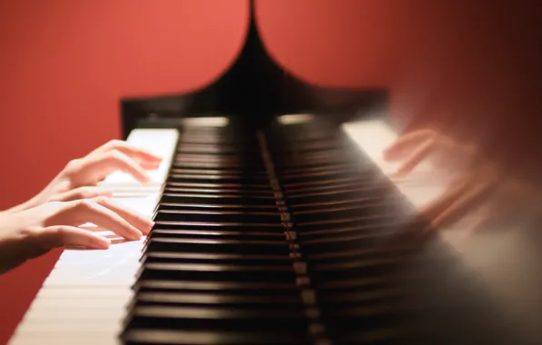 Музыка, руки, пианино