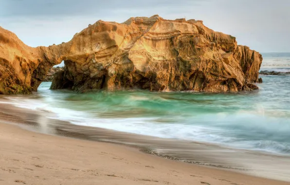 Beach, sea, rocks, seashore