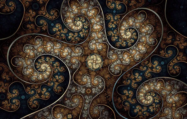 Завитки, фрактал, fractaldesire, by fractaldesire