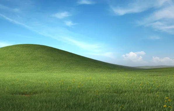 Картинка Windows, nature, hill, Bliss, Nostalgia