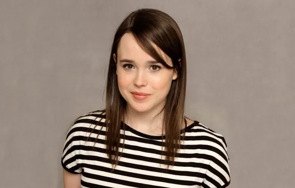 Глаза, взгляд, актриса, брюнетка, губы, Эллен Пейдж, Ellen Page, пейдж