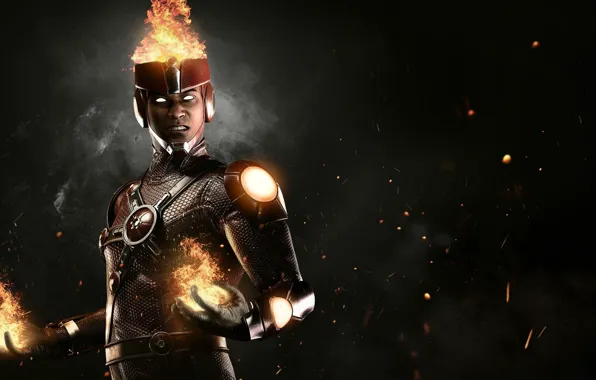 Fire, flame, game, spark, Firestorm, Injustice 2