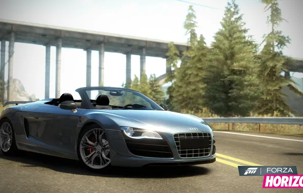 Картинка game, auto, Forza Horizon, Audi R8 GT Spyder