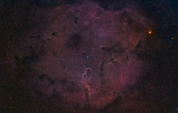 Картинка космос, звёзды, Туманность, Nebula, Elephant's Trunk