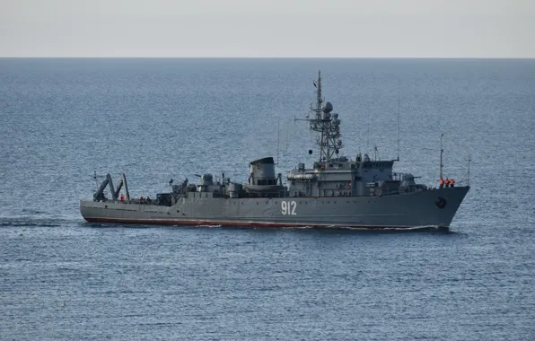 Морской, тральщик, проект 266м, шифр Аквамарин, Турбинист, автор Erne