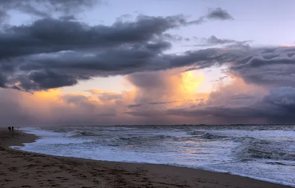 Море, небо, закат