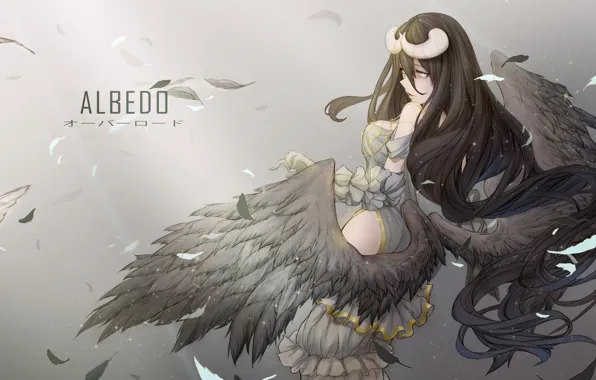 Девушка, демон, Overlord, Владыка, Альбедо