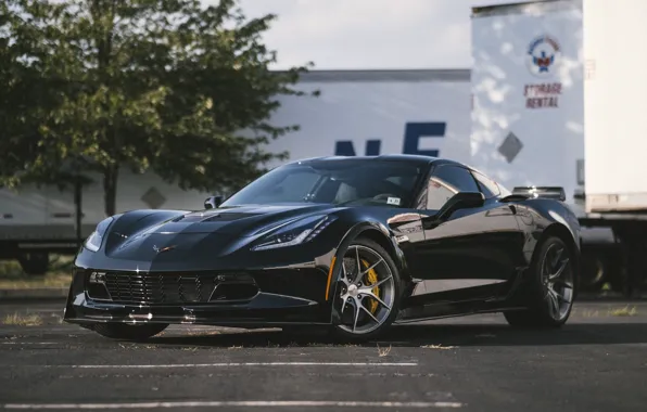 Картинка Z06, Corvette, Chevrolet, One, Forged, Wheels, Piece, Forgeline