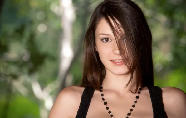 Long hair, hot girl, model, brunette, sexy woman, photoshoot, Rilee Marks, beautiful face
