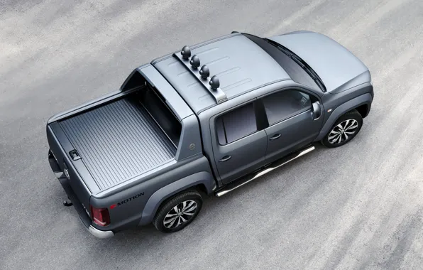 Картинка Volkswagen, сверху, пикап, Amarok, Double Cab, 2016, Aventura