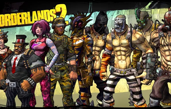 Maya, Borderlands 2, Zer0, Axton, characters, Skins