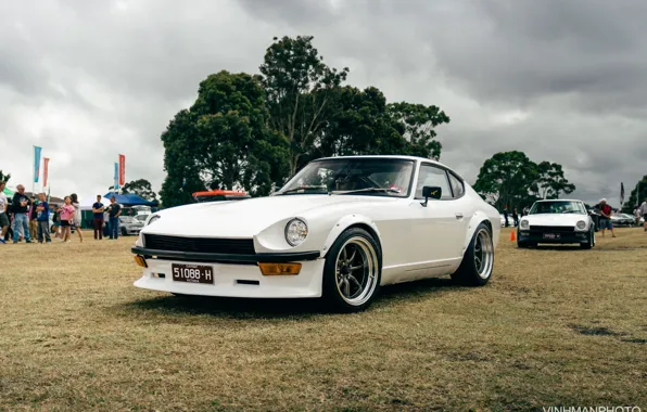 Nissan, white, wheels, 240z, japan, jdm, tuning, datsun