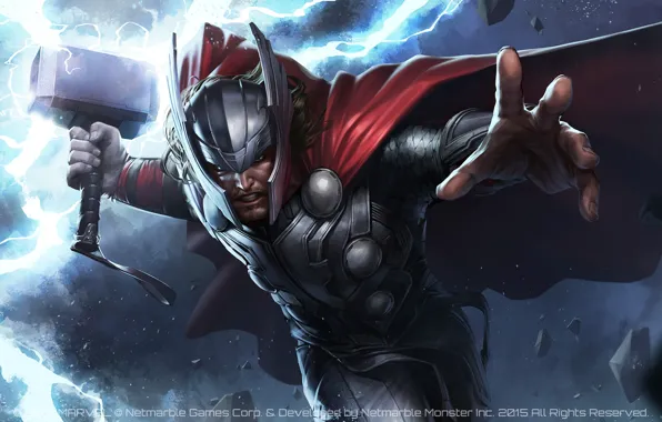 Art, Marvel, Thor, Тор, JeeHyung lee