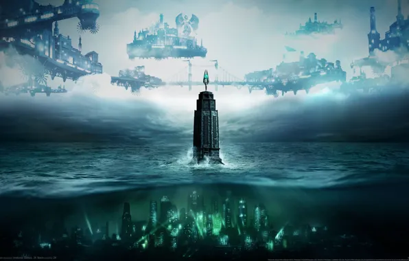 Bioshock, bioshock 2, games, bioshock infinite, Rapture, bioshock infinite burial at sea