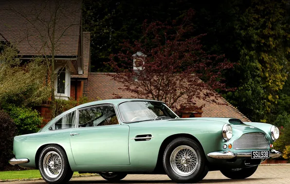 Картинка авто, ретро, Aston Martin, астон мартин, классика, DB4