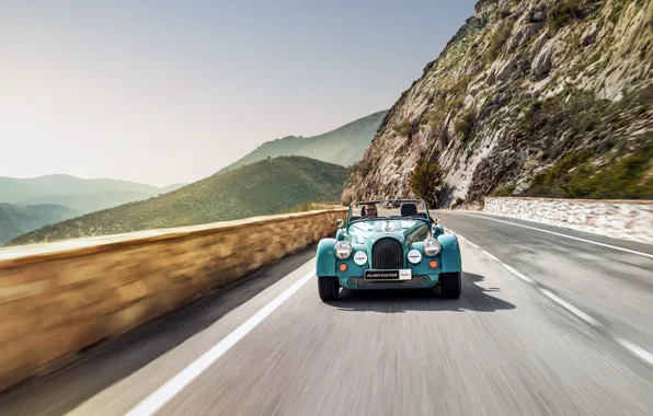 Car, speed, Morgan, front view, Morgan Plus Four